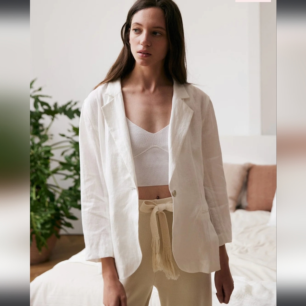 12th Tribe Linen Haven Blazer - Picture 10 of 11